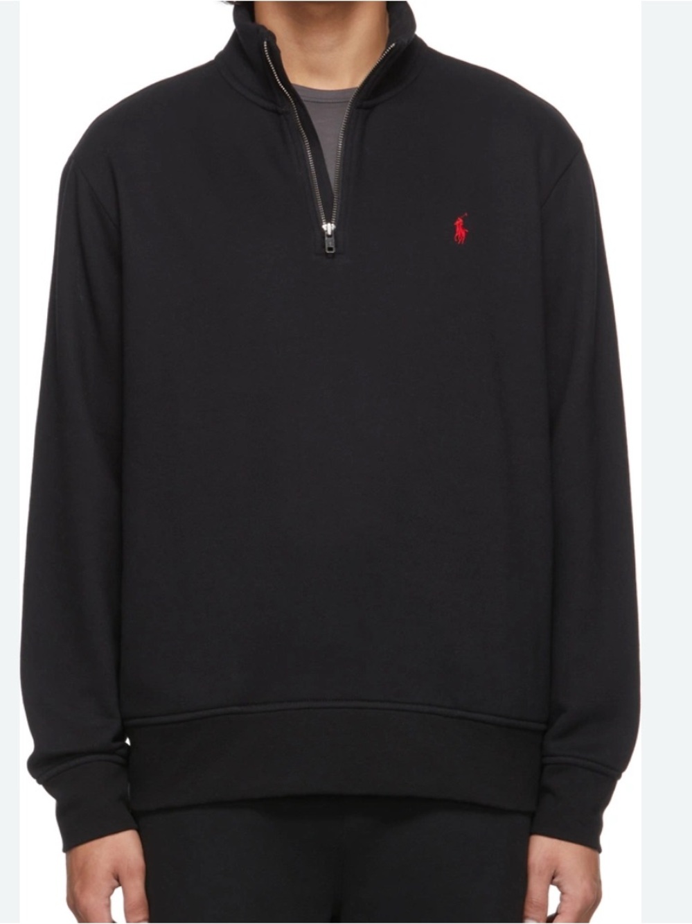 Ralph Lauren Black 3/4-Zip Pullover